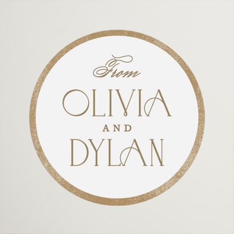 Rehearsal Dinner Favor Stickers