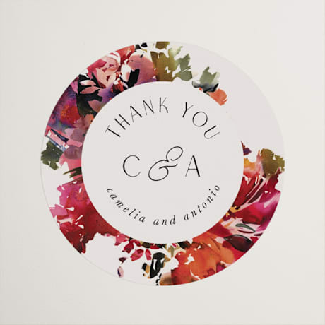 Rehearsal Dinner Favor Stickers