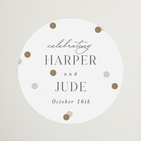 Rehearsal Dinner Favor Stickers