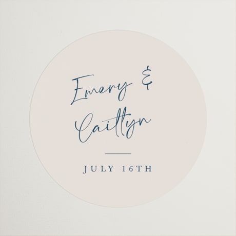 Rehearsal Dinner Favor Stickers