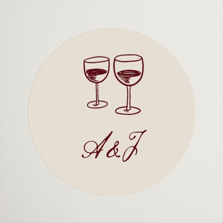 Rehearsal Dinner Favor Stickers