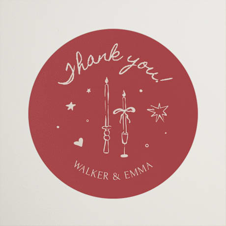 Rehearsal Dinner Favor Stickers