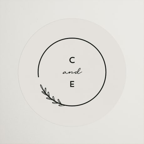 Wedding Favor Stickers