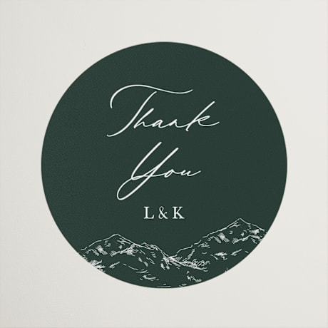 Wedding Favor Stickers