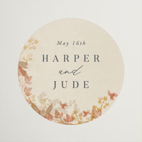 Wedding Favor Stickers