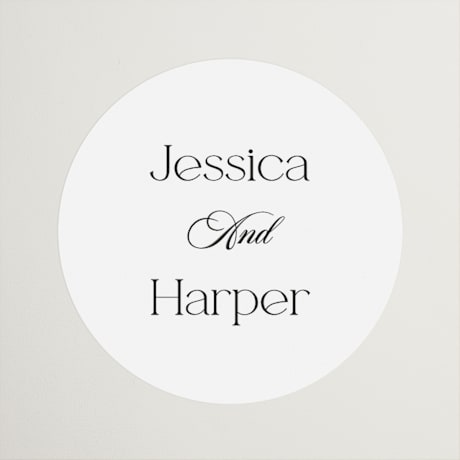 Wedding Favor Stickers