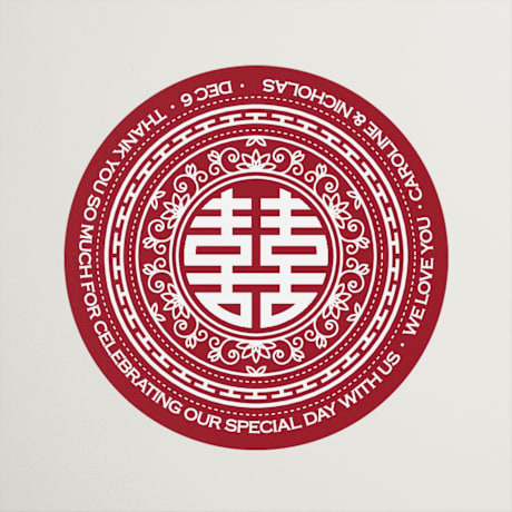 Wedding Favor Stickers