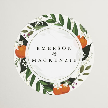 Wedding Favor Stickers