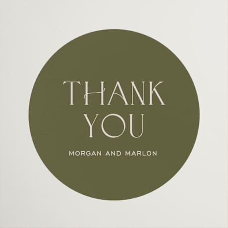 Wedding Favor Stickers