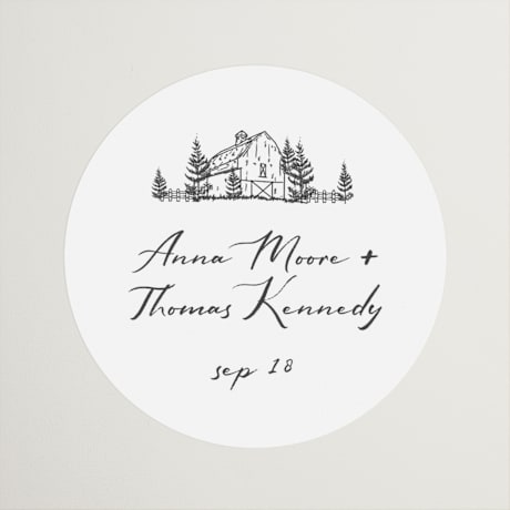 Wedding Favor Stickers