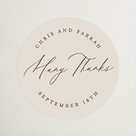 Wedding Favor Stickers