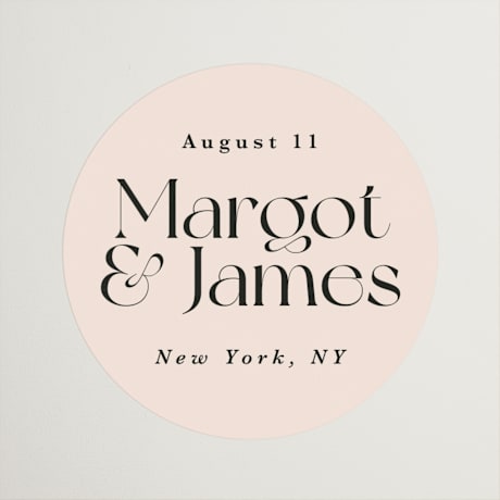 Wedding Favor Stickers