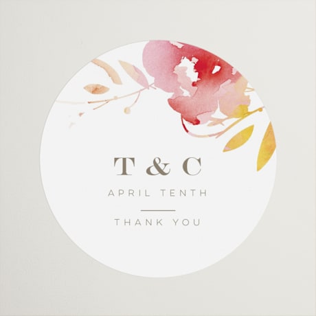 Wedding Favor Stickers