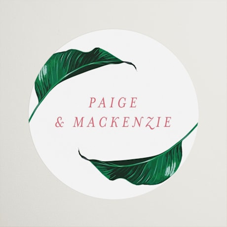 Wedding Favor Stickers