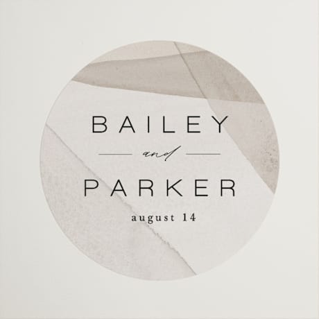 Wedding Favor Stickers