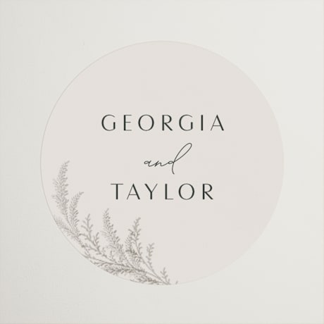 Wedding Favor Stickers