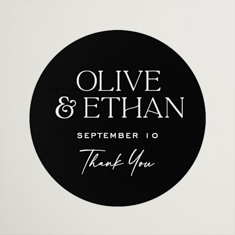 Wedding Favor Stickers