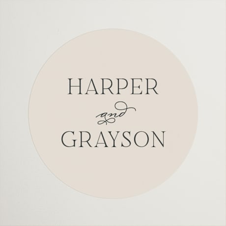 Wedding Favor Stickers