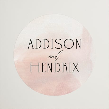 Wedding Favor Stickers