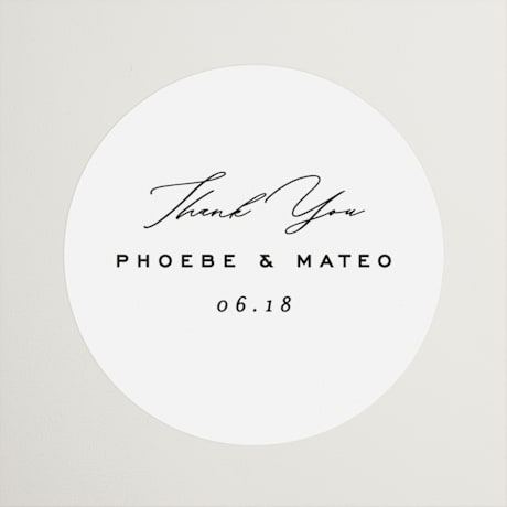 Wedding Favor Stickers