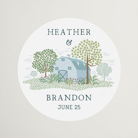 Wedding Favor Stickers