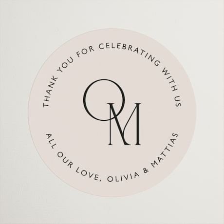 Wedding Favor Stickers