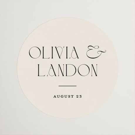 Wedding Favor Stickers