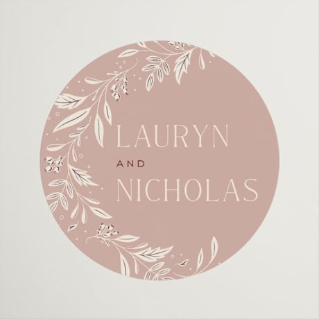 Wedding Favor Stickers