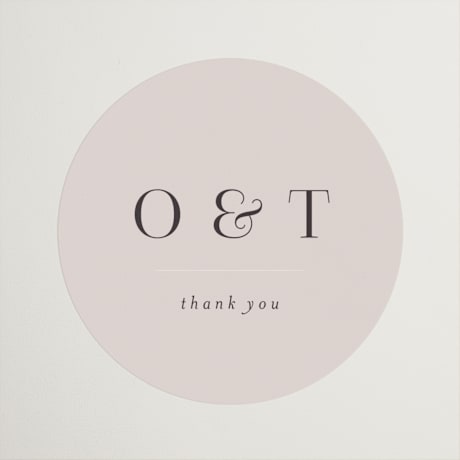 Wedding Favor Stickers