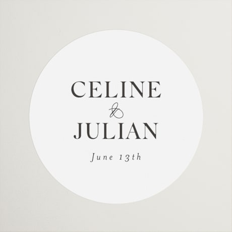 Wedding Favor Stickers