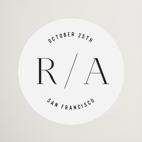 Wedding Favor Stickers