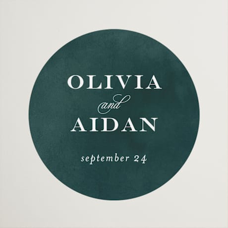 Wedding Favor Stickers