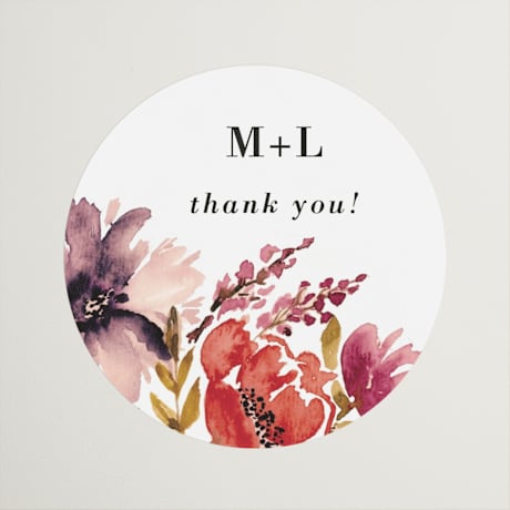 Wedding Favor Stickers