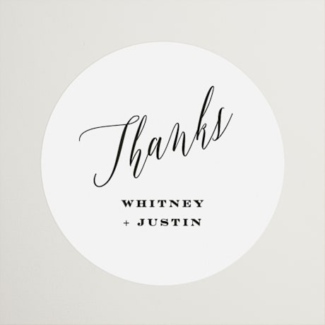 Wedding Favor Stickers