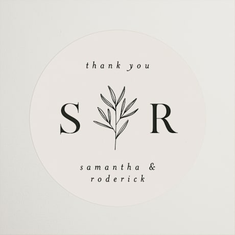 Wedding Favor Stickers