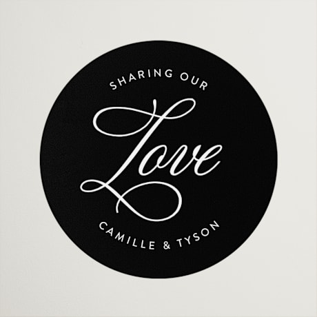 Wedding Favor Stickers