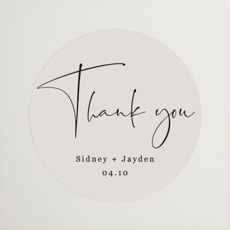 Wedding Favor Stickers