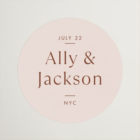 Wedding Favor Stickers