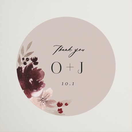 Wedding Favor Stickers