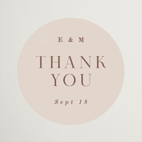 Wedding Favor Stickers