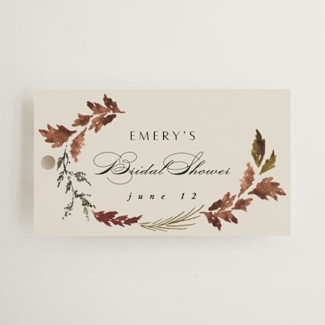 Bridal Shower Favor Tags