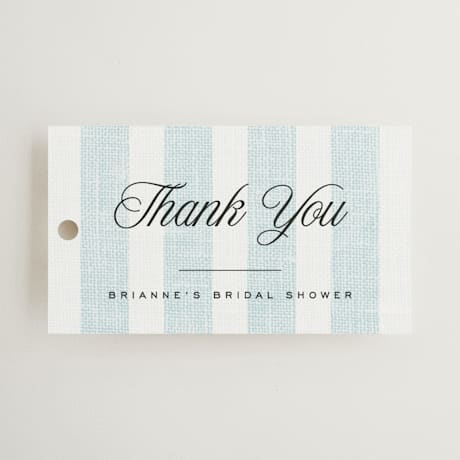 Bridal Shower Favor Tags