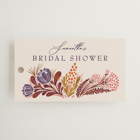 Bridal Shower Favor Tags