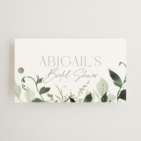 Bridal Shower Favor Tags