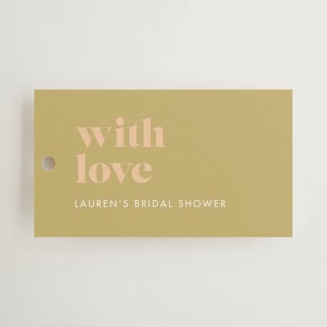 Bridal Shower Favor Tags