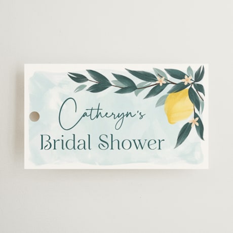 Bridal Shower Favor Tags