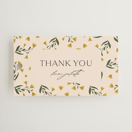 Bridal Shower Favor Tags