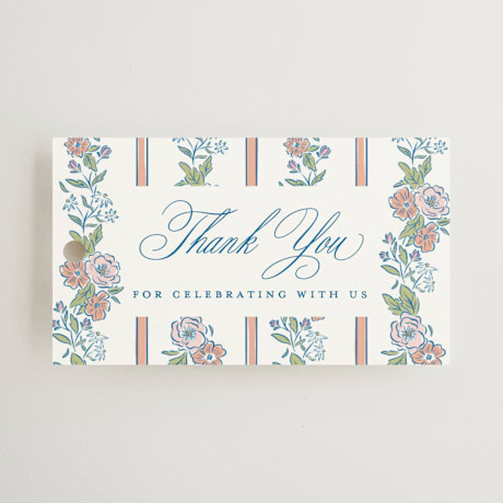 Bridal Shower Favor Tags