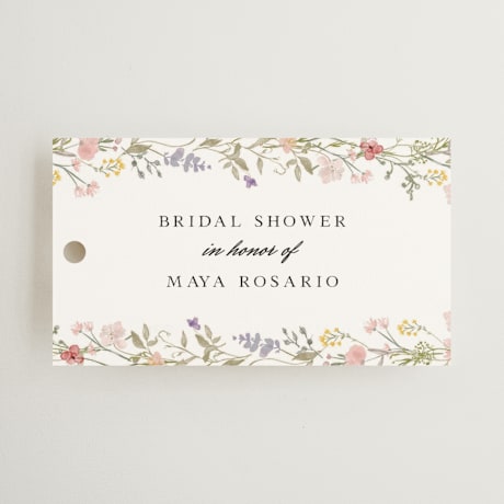 Bridal Shower Favor Tags