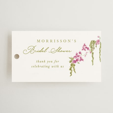 Bridal Shower Favor Tags